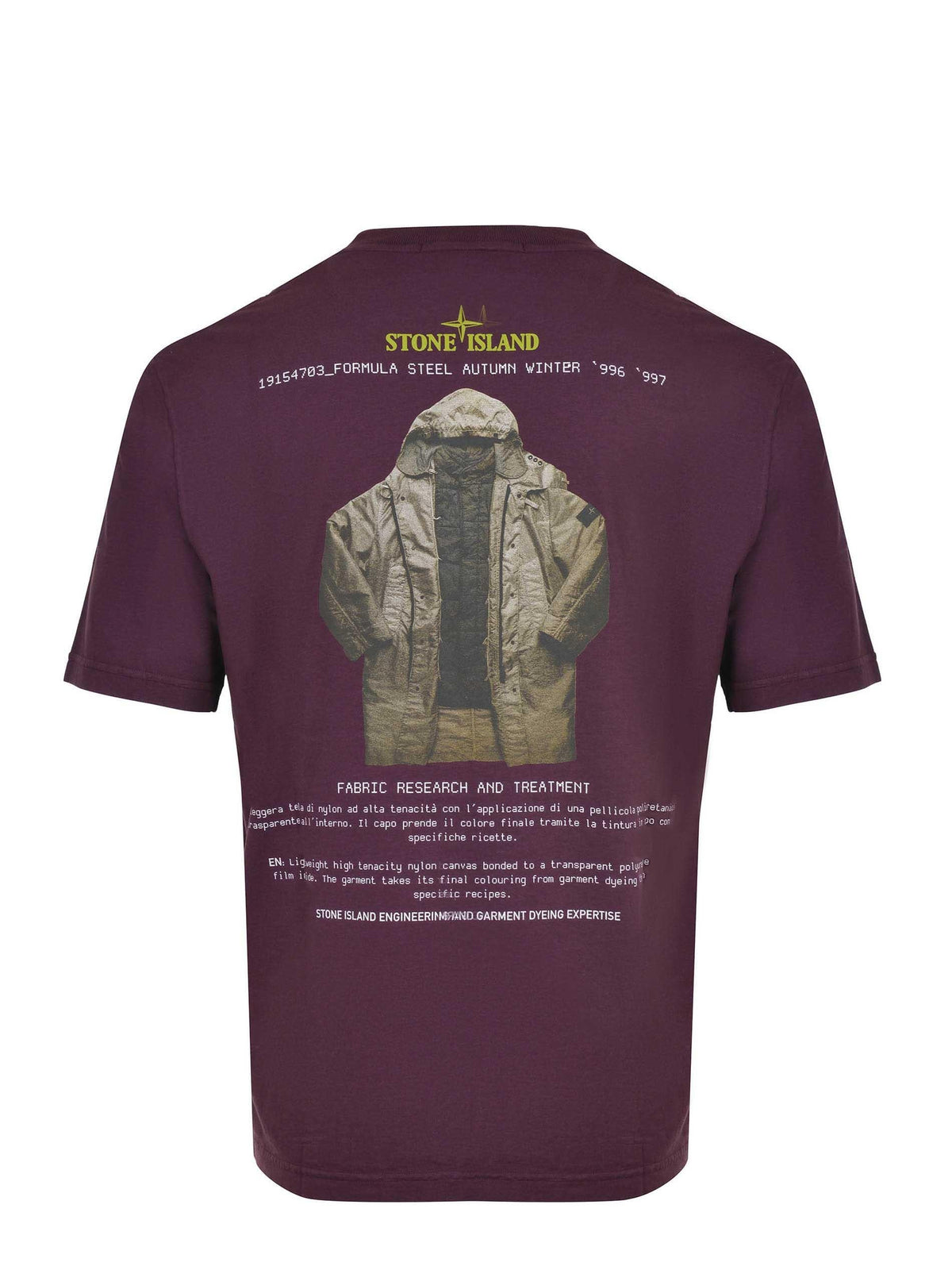 STONE ISLAND T-shirt 2100037S0091 V0017 Amaranth