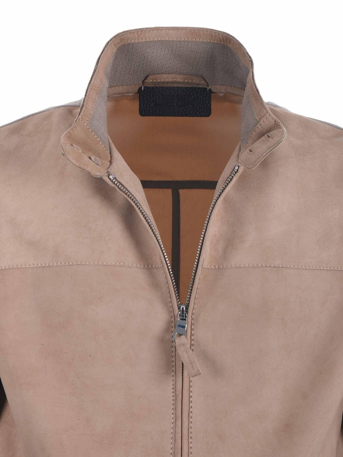THE JACK LEATHERS Jackets MERM-NSUE 119 Beige