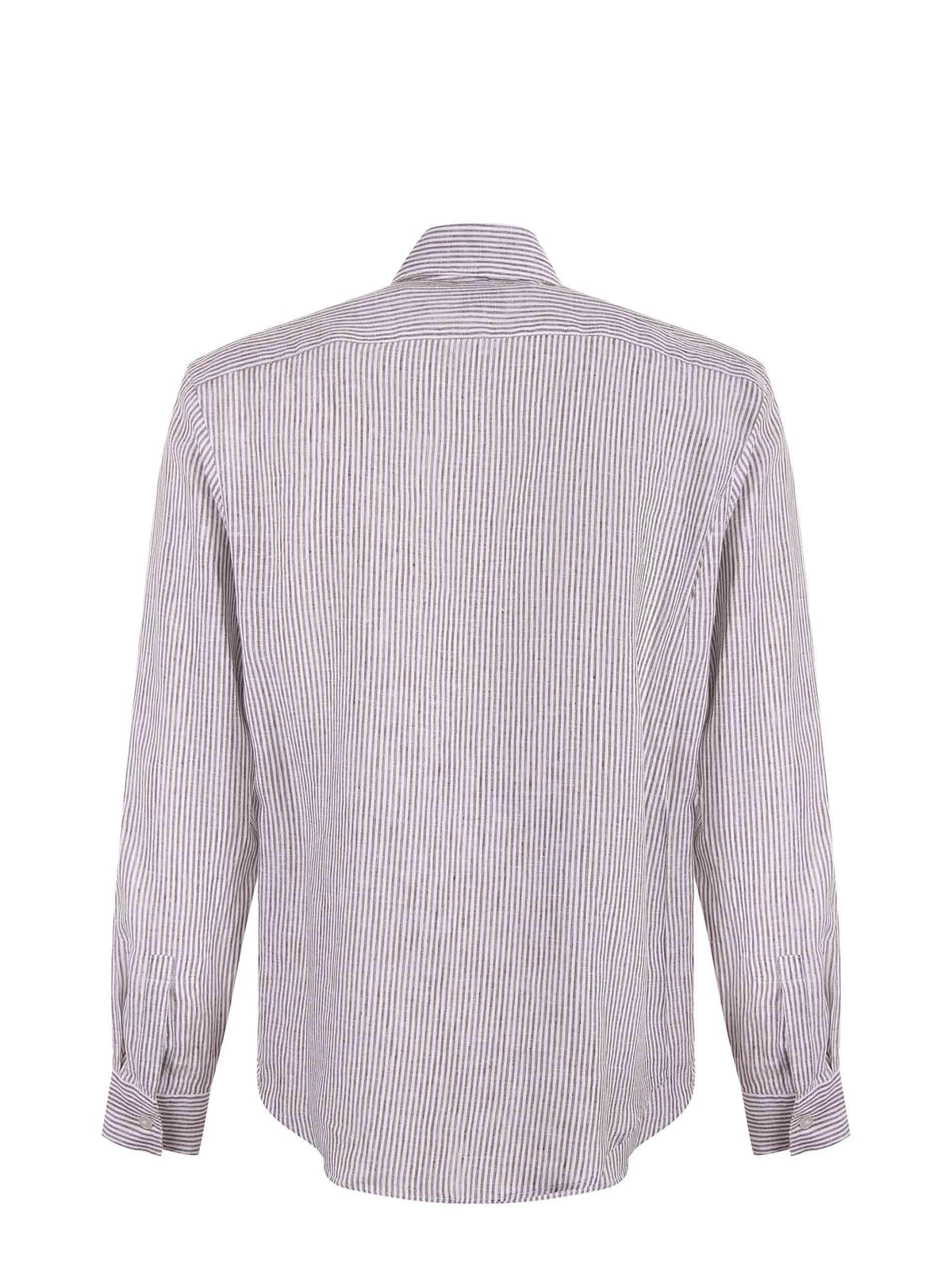 XACUS Shirts 112 21273-005 Brown/white