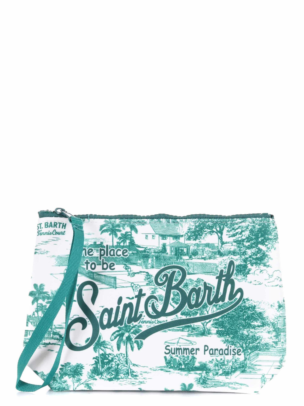 MC2 SAINT BARTH Pouch ALIN001 03839L Green/white