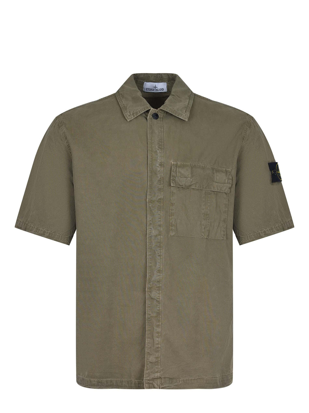 STONE ISLAND Shirts 1200031S00WN V015G Military green