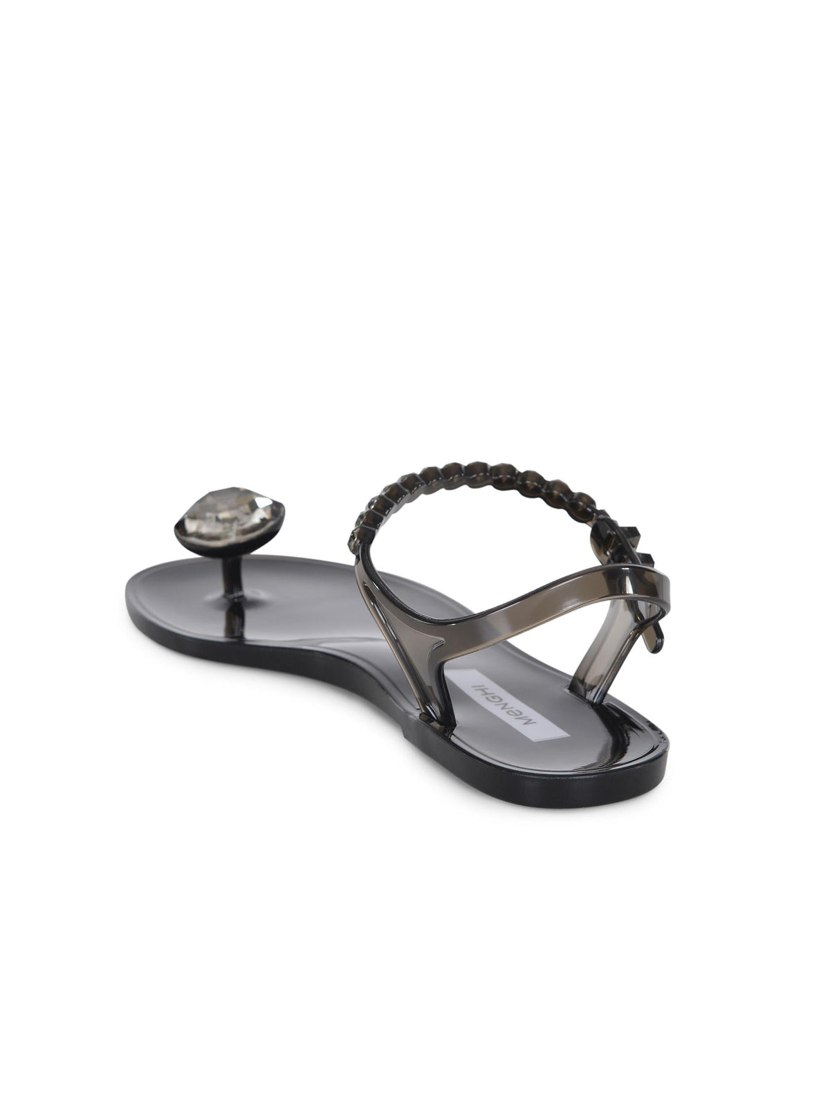 MENGHI Sandals 727-SW BLACK GEL Black
