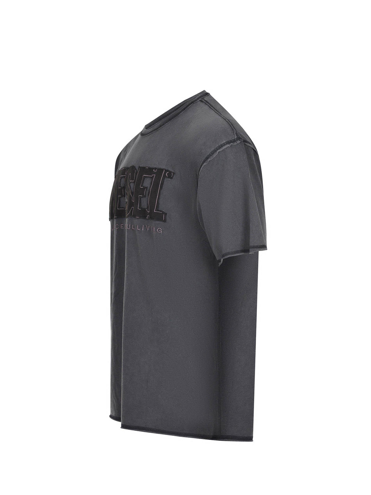 DIESEL T-shirt A21041 0KMAH-9XX Anthracite Grey