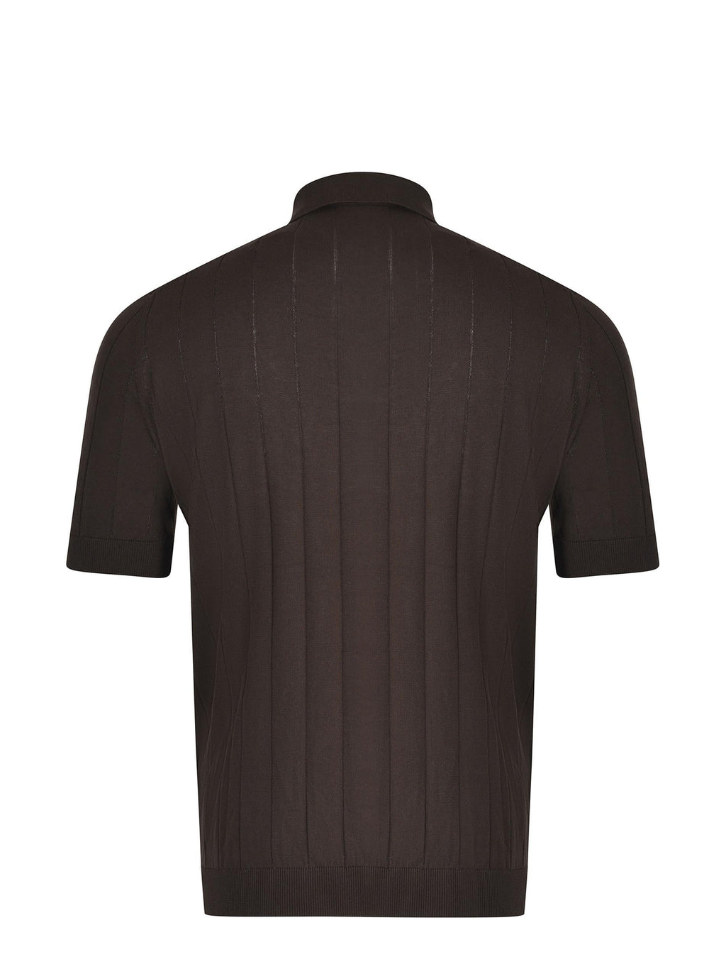 FILIPPO DE LAURENTIS Polo PL1MC CR14C-190 Dark brown