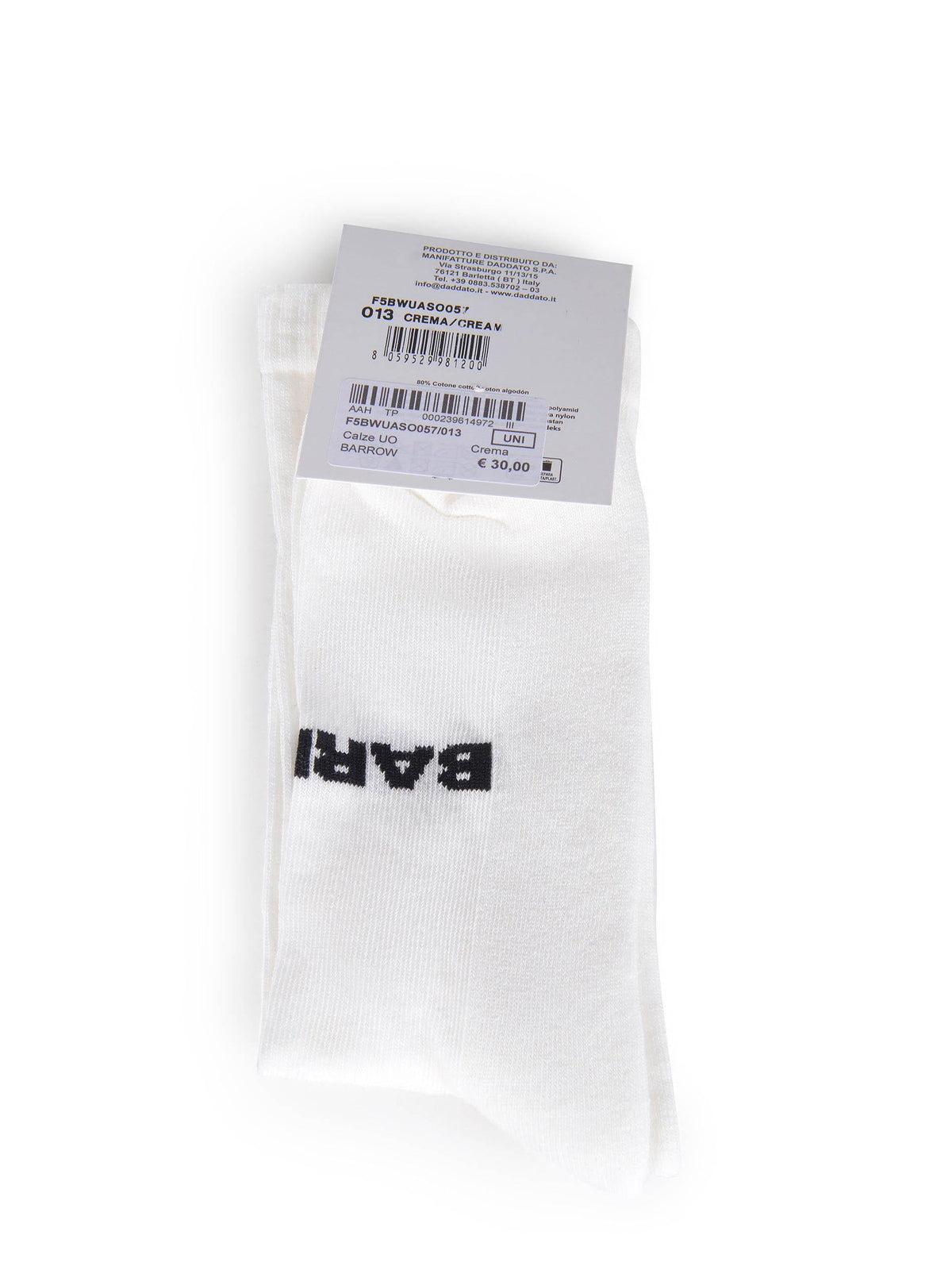 BARROW Socks F5BWUASO057 013 Cream