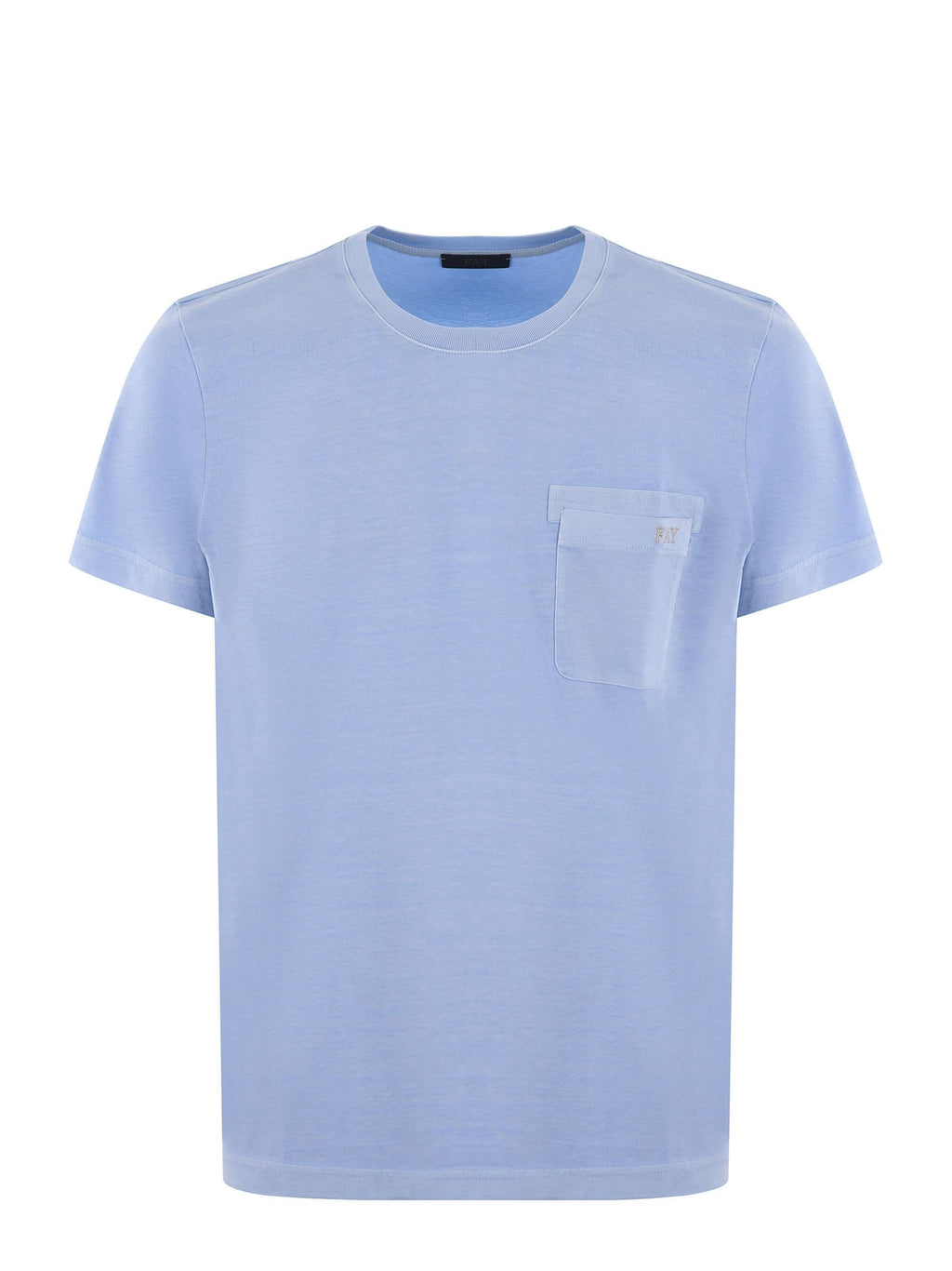 FAY T-shirt NPMB348132T UYKU602 Light Blue