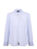 LA MARTINA Shirts MCC012-TL339 S7171 Light blue/white