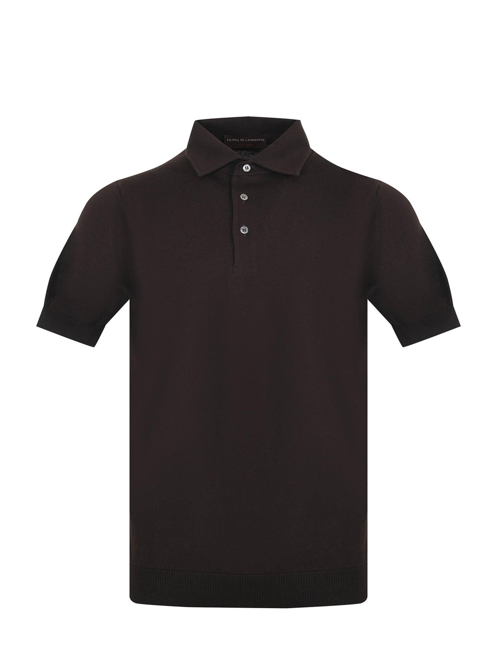 FILIPPO DE LAURENTIS Polo PL1MCPAR CR14R-190 Dark Brown