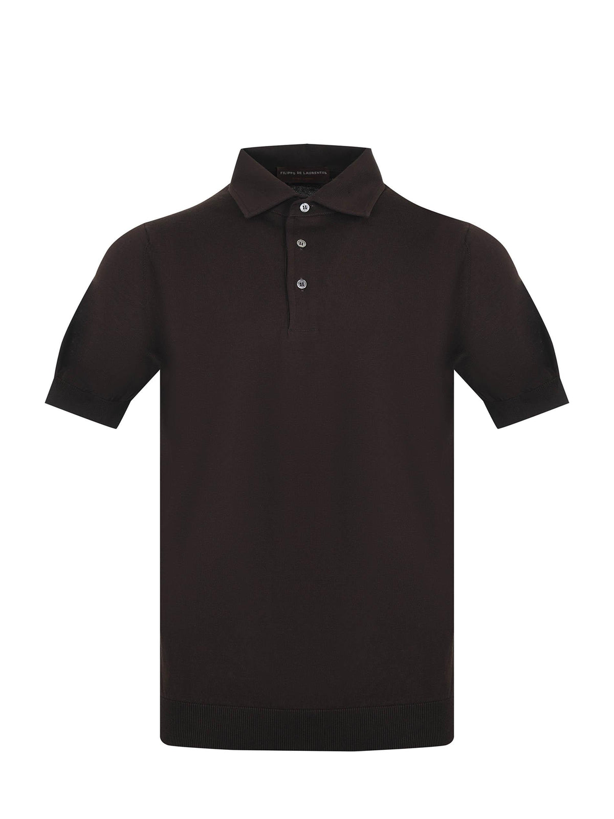 FILIPPO DE LAURENTIS Polo PL1MCPAR CR14R-190 Dark Brown