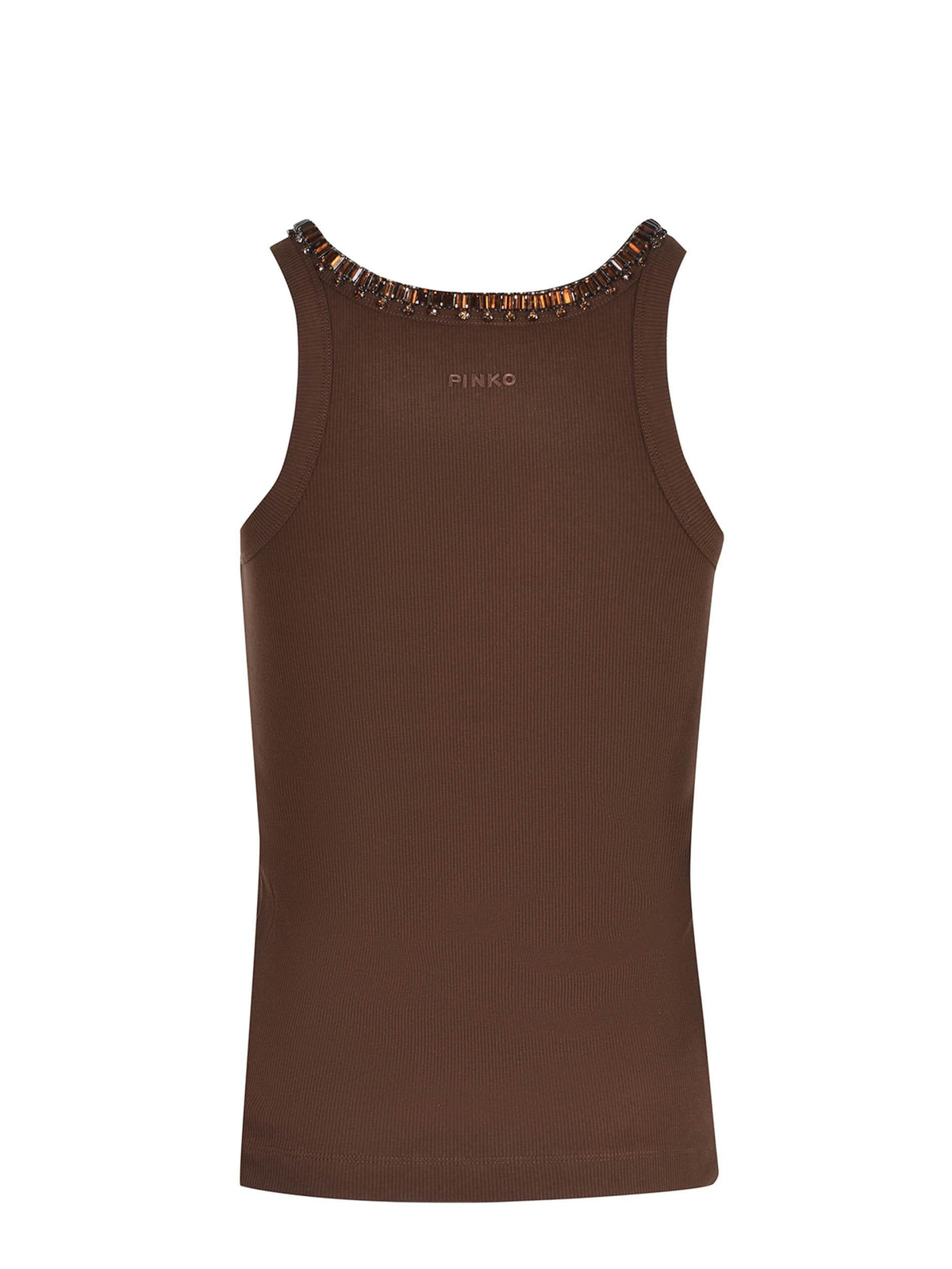 PINKO Tank Tops 107303-A3I5 L78 Brown