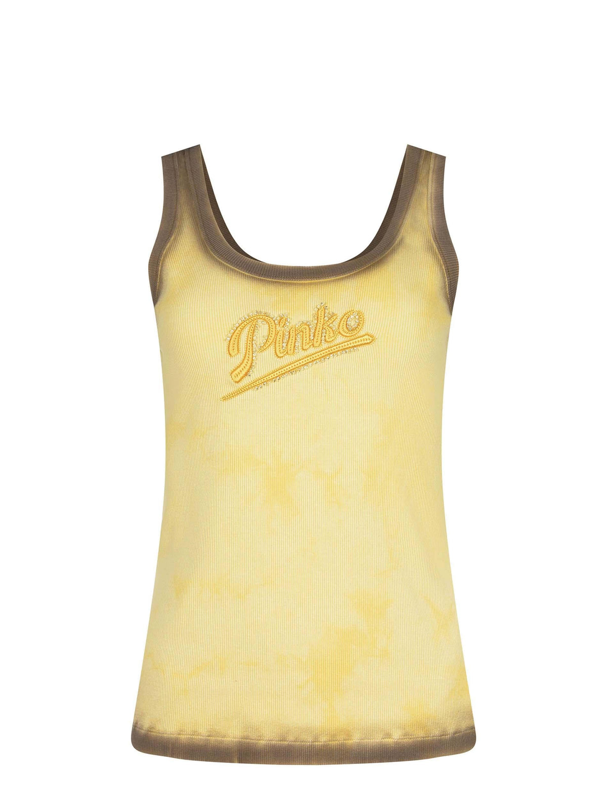 PINKO Tank tops 107306-A3H5 H47 Yellow