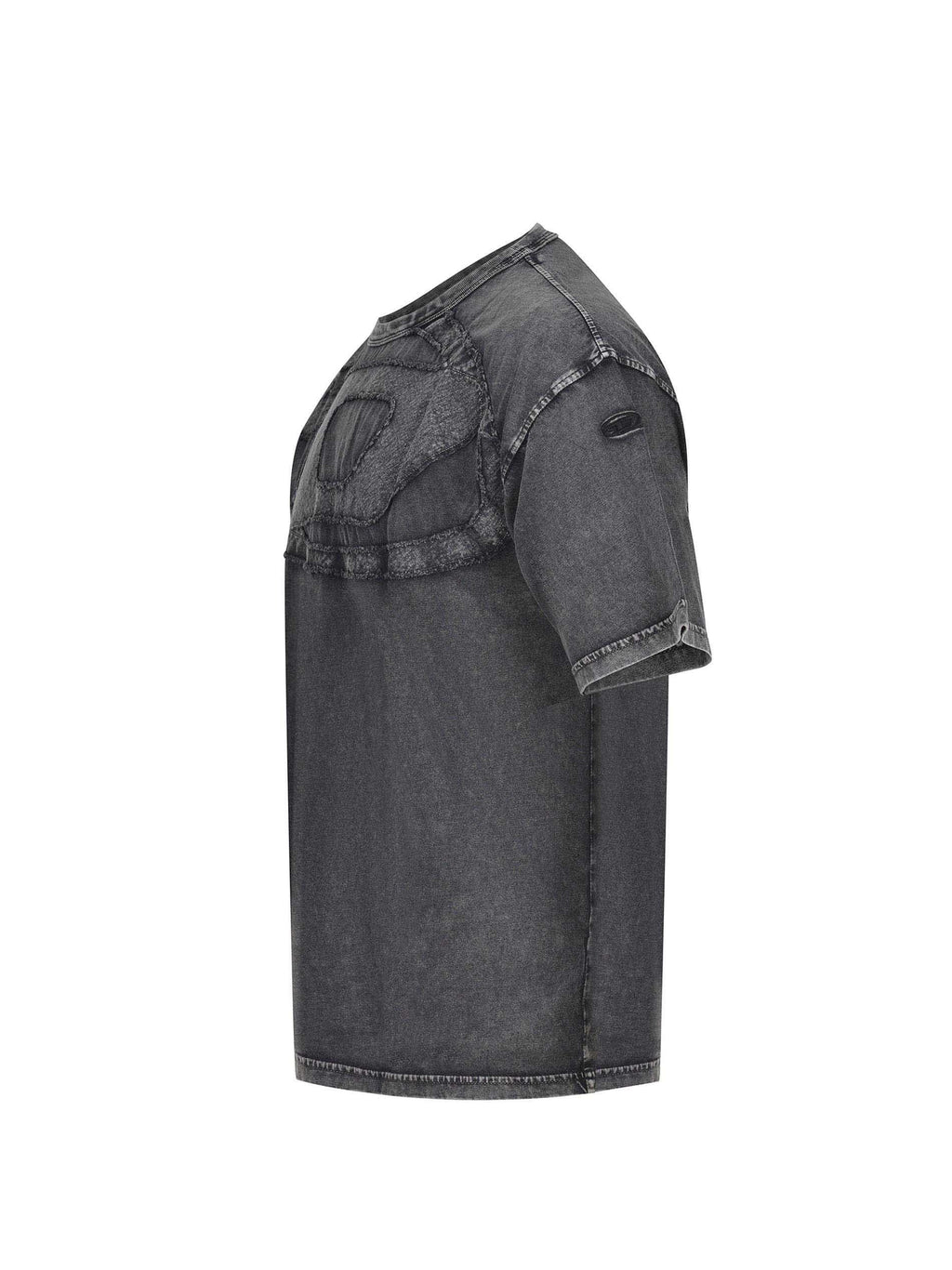 DIESEL T-shirt A19545 0HGBX-9XXA Anthracite grey