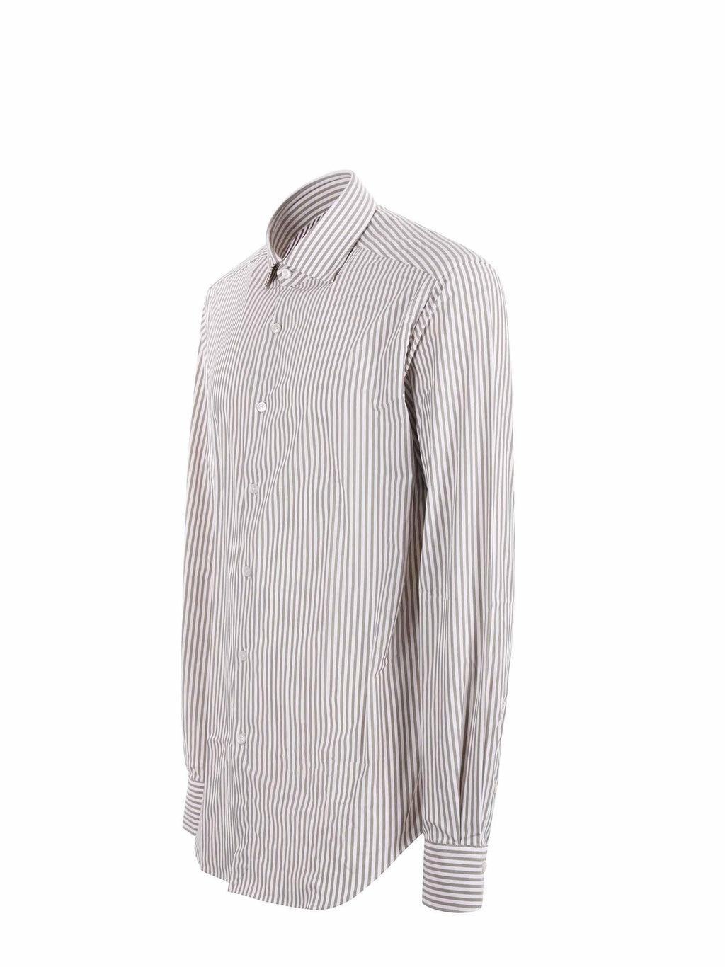 XACUS Shirts ACT358 21609-004 Beige/white