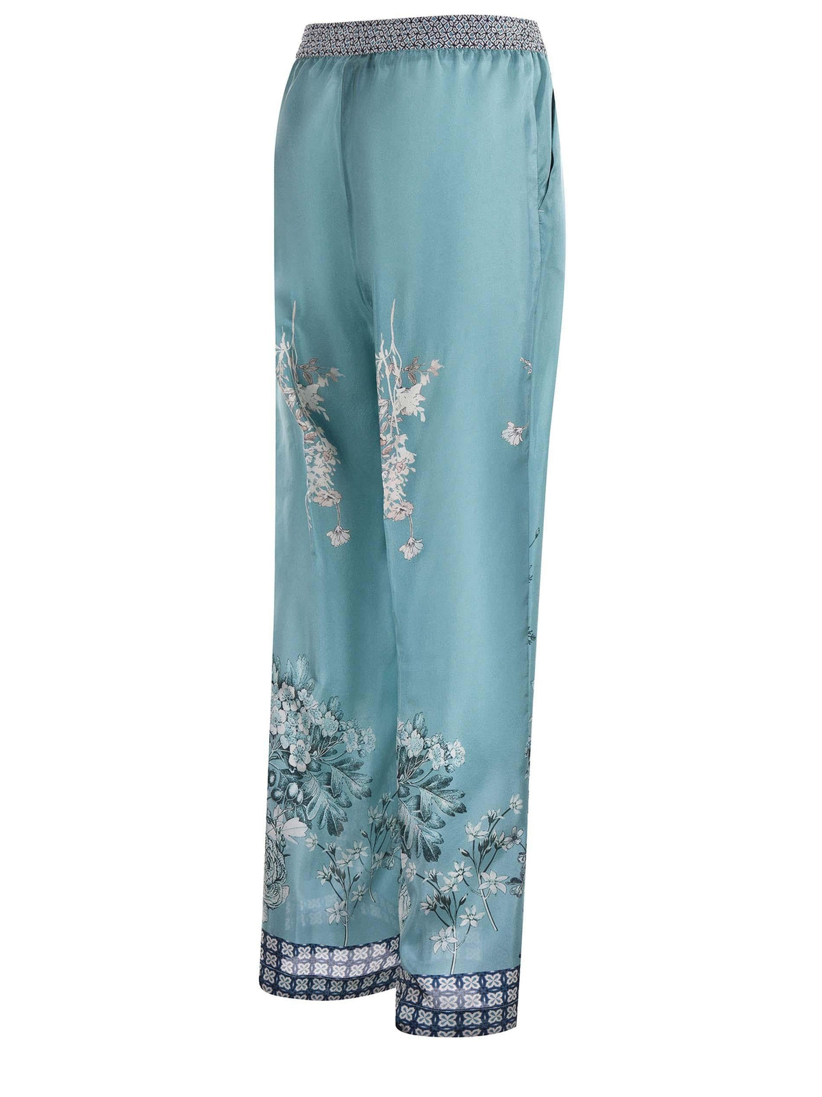 SEVENTY Trousers PT1356 410137-834 Teal