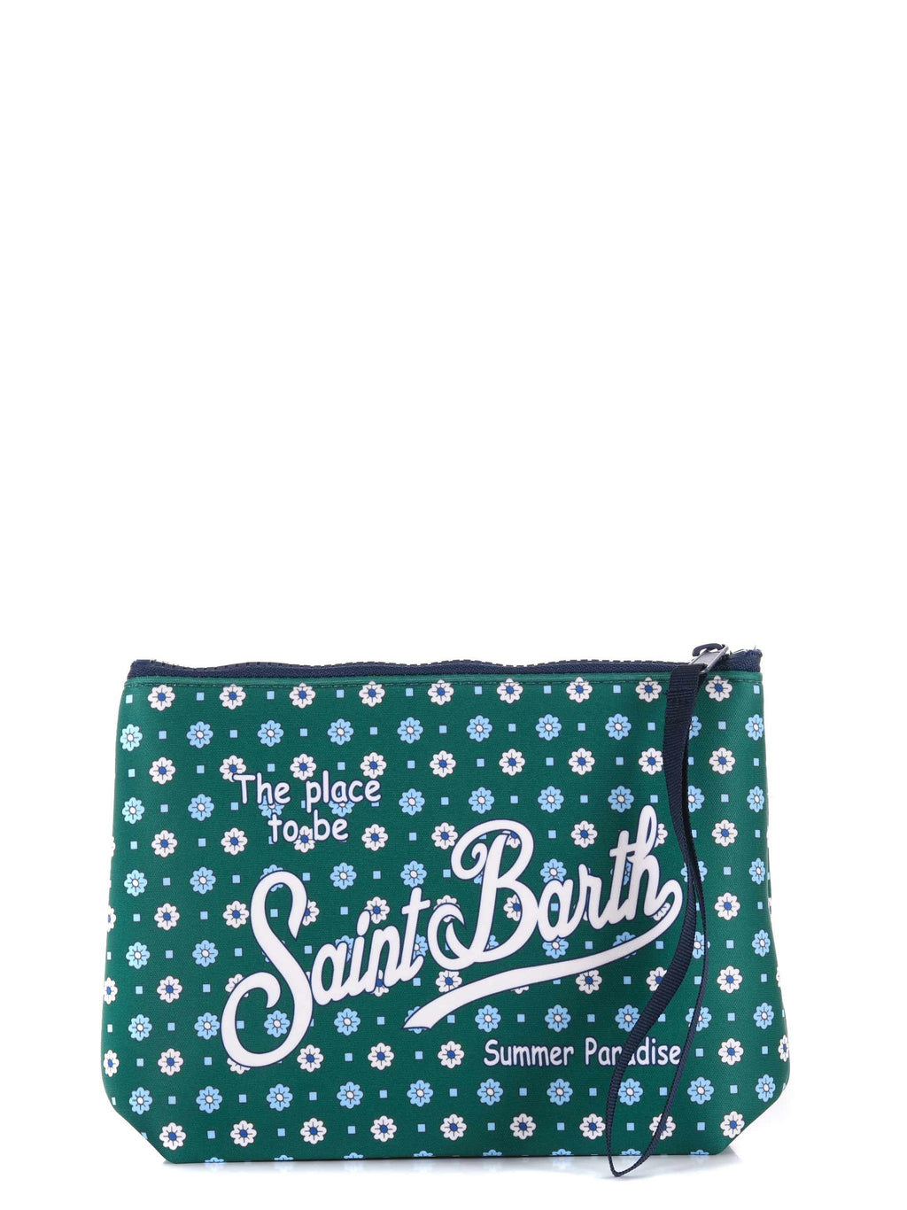MC2 SAINT BARTH Clutch ALIN001 07695L Green/light blue