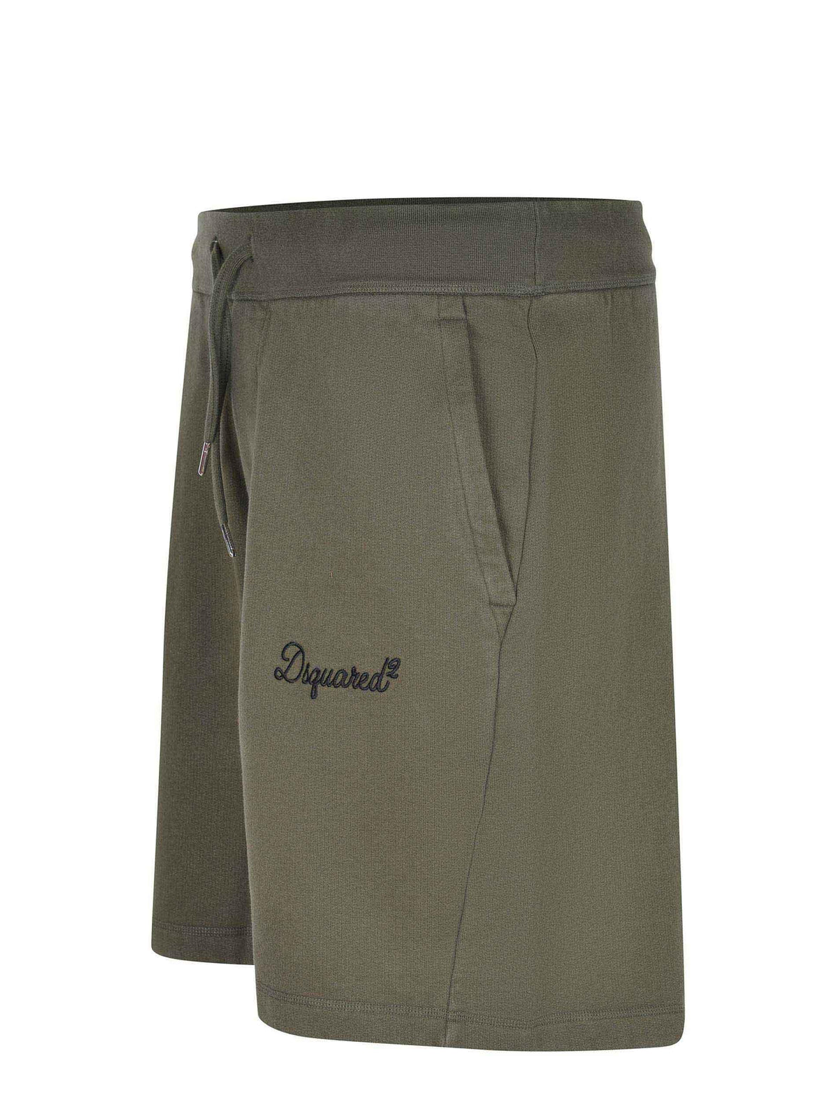 DSQUARED Shorts S74MU0969 D25029-687 Military Green