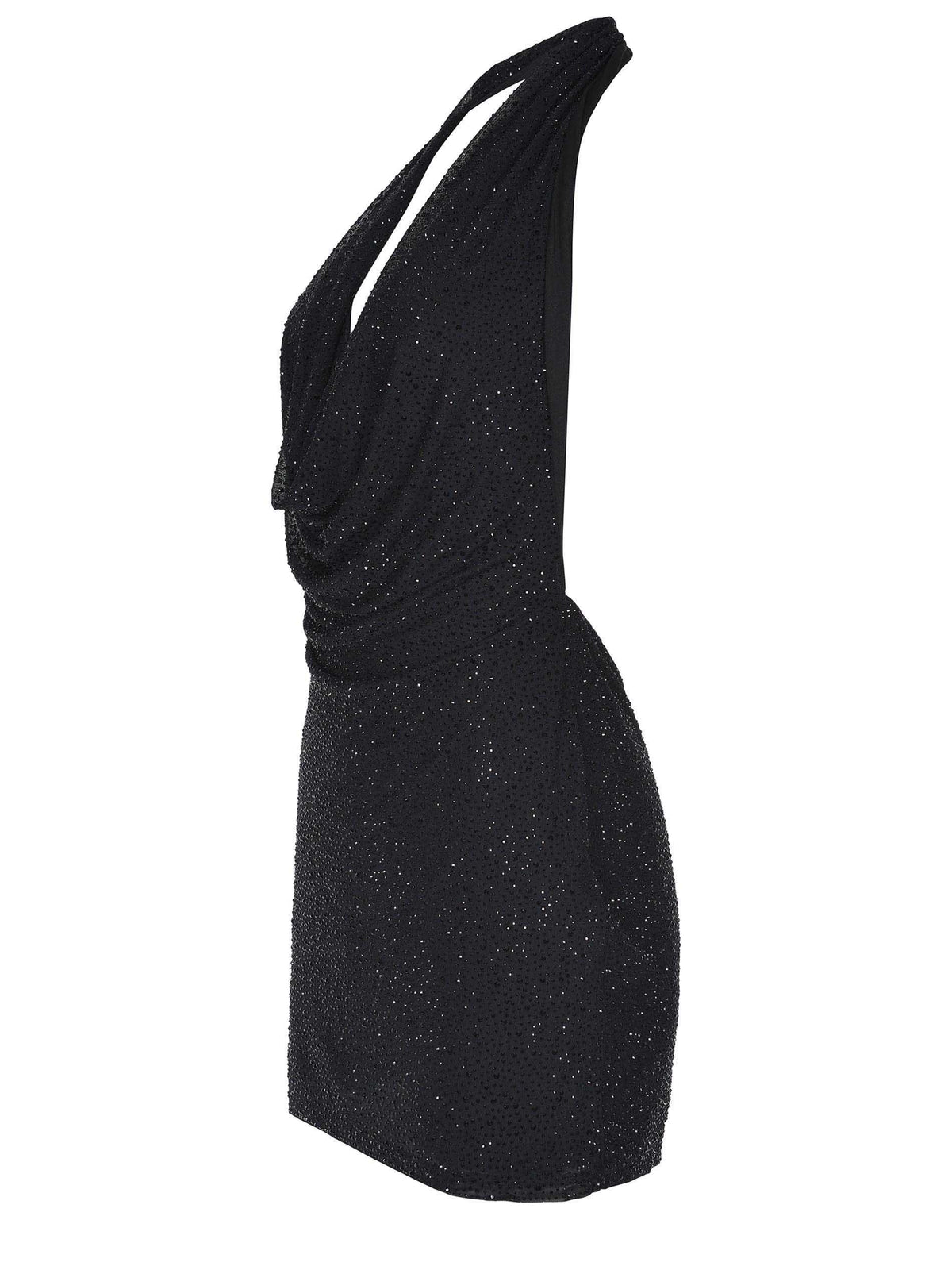 TWENTY FOURHAITCH Dresses A0084-LIPE NERO Black