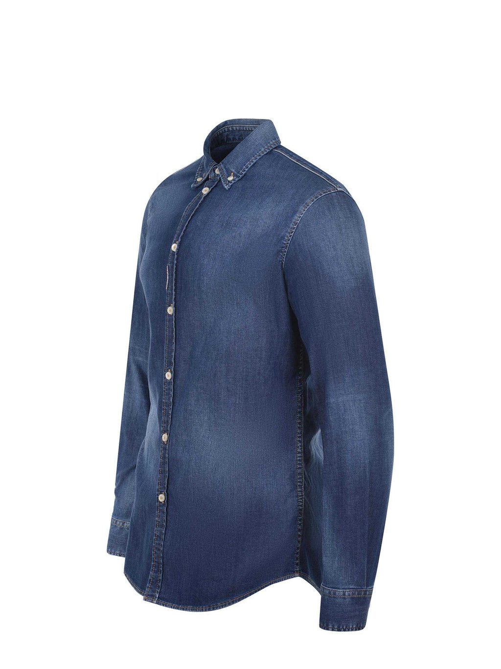 DSQUARED Shirts S74DM0905 S30341-470 Dark blue