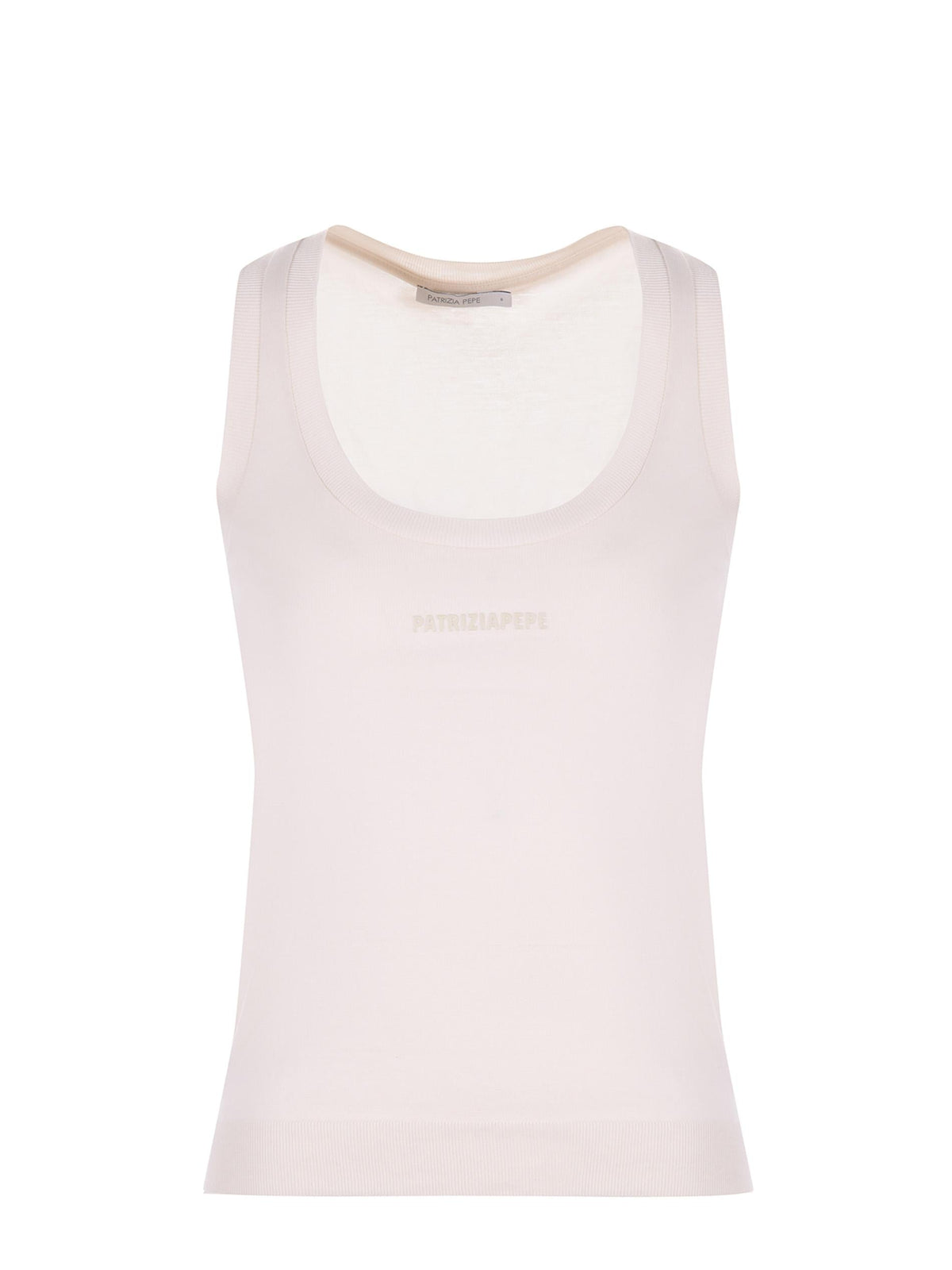 PATRIZIA PEPE Tank tops 2M4543-J419 W417 Ivory
