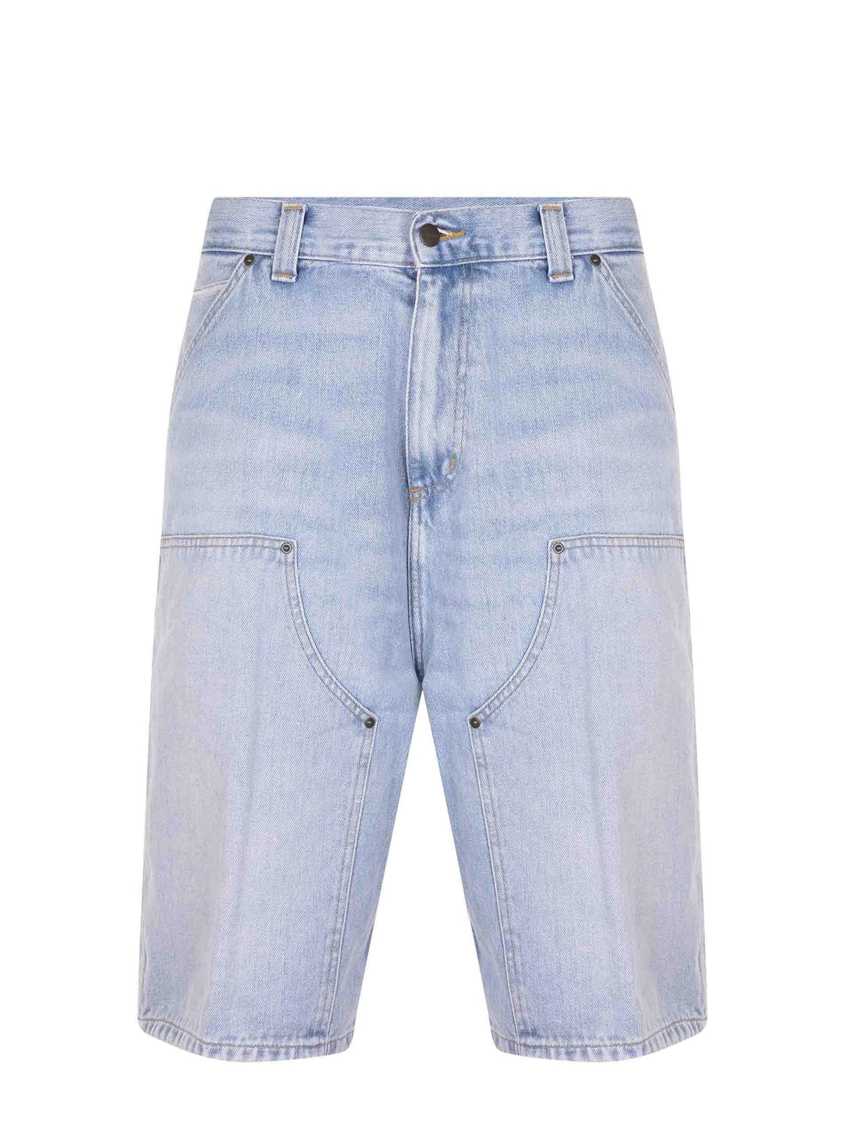 CARHARTT Shorts I036590 01-WU Light Denim