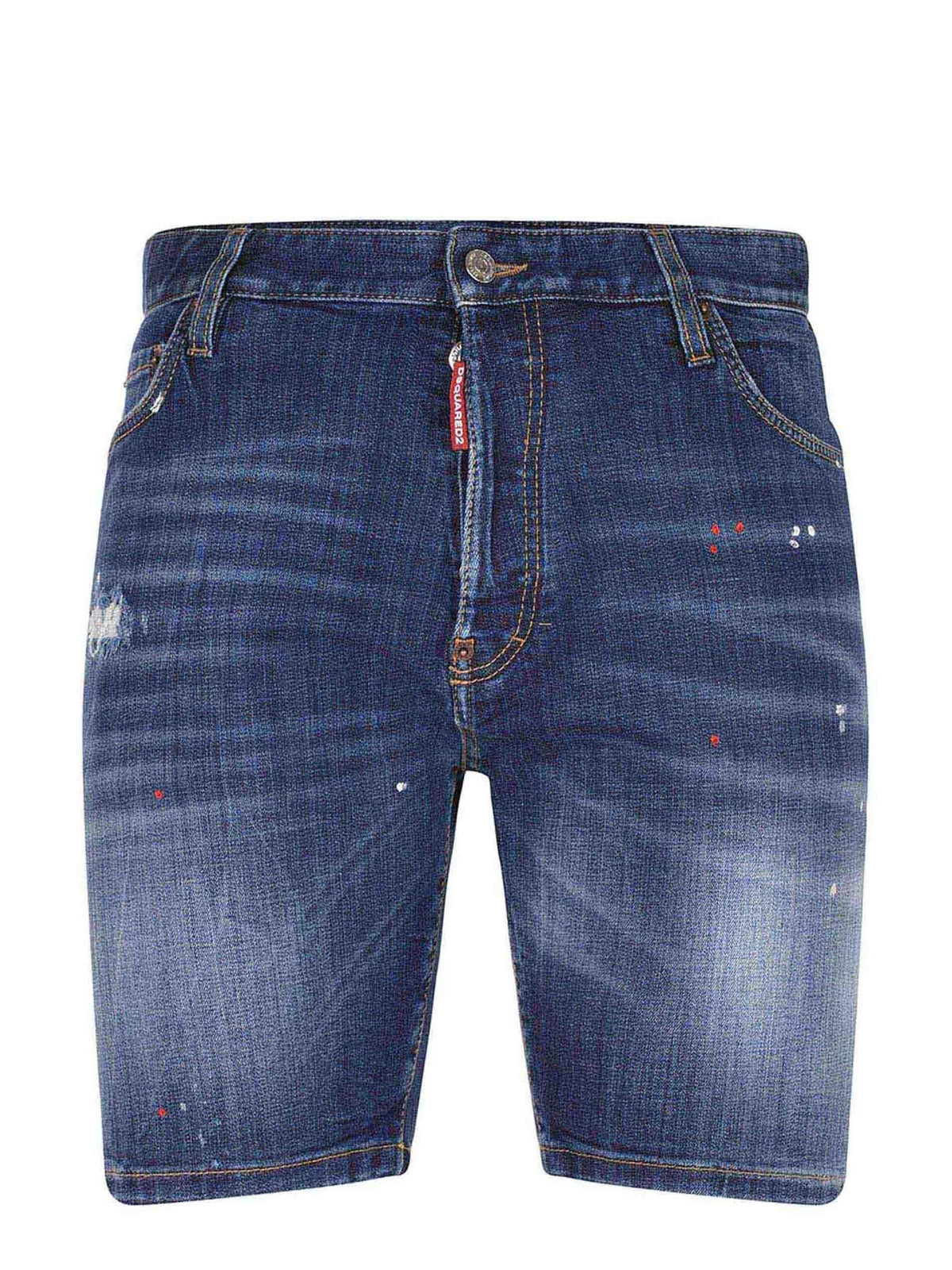 DSQUARED Shorts S74MU0985 S30664-470 Dark blue