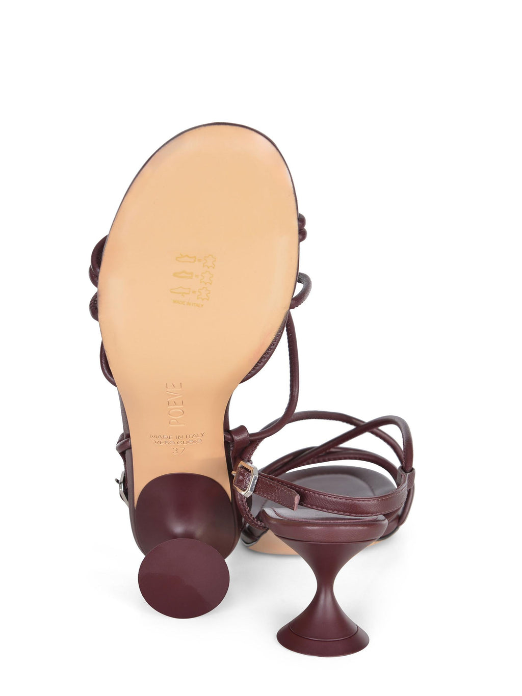 POEVE Sandals FRA10 BORDO Bordeaux