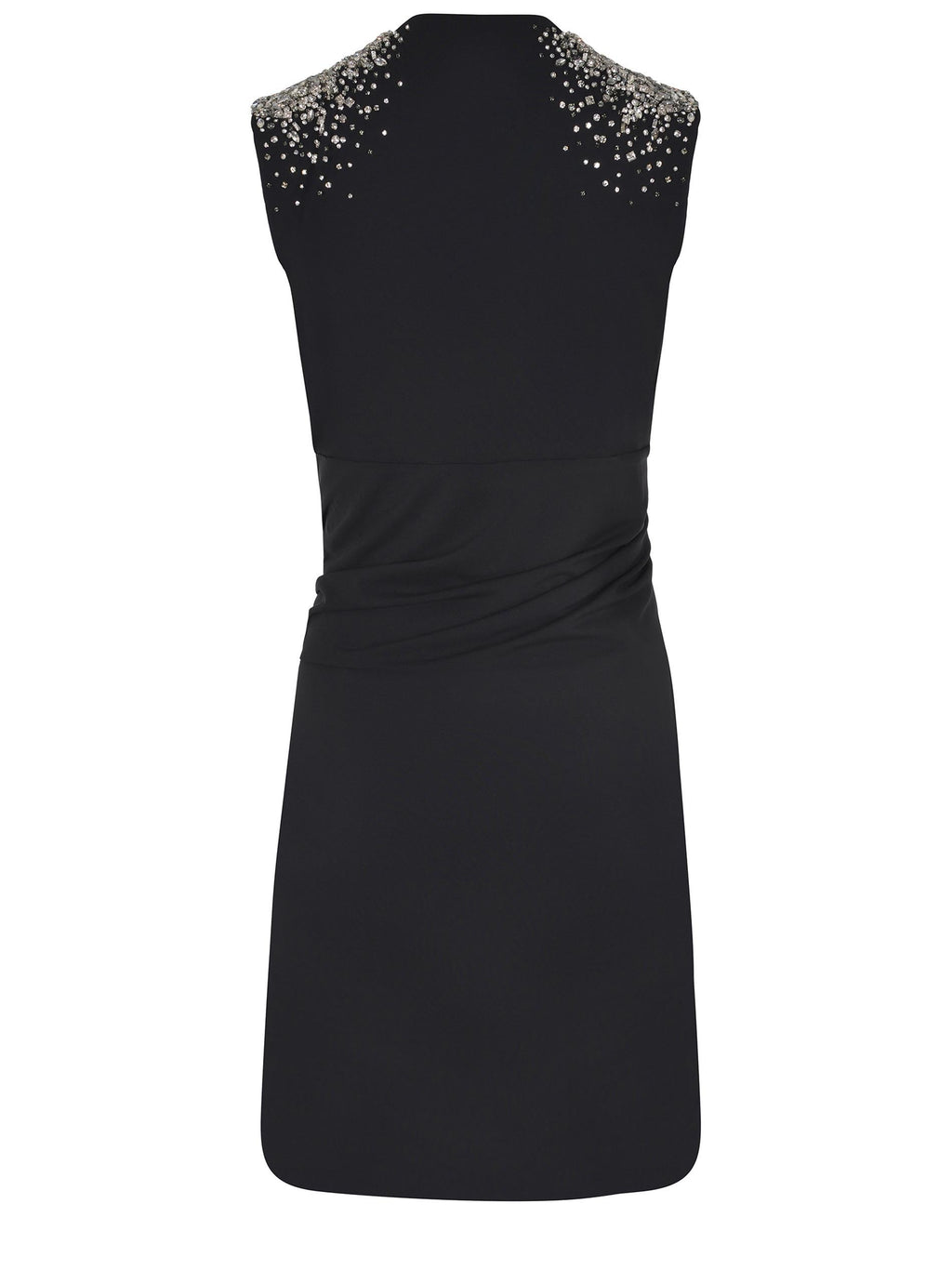 AMEN Dresses AMS26401 BLACK-SILVER Black
