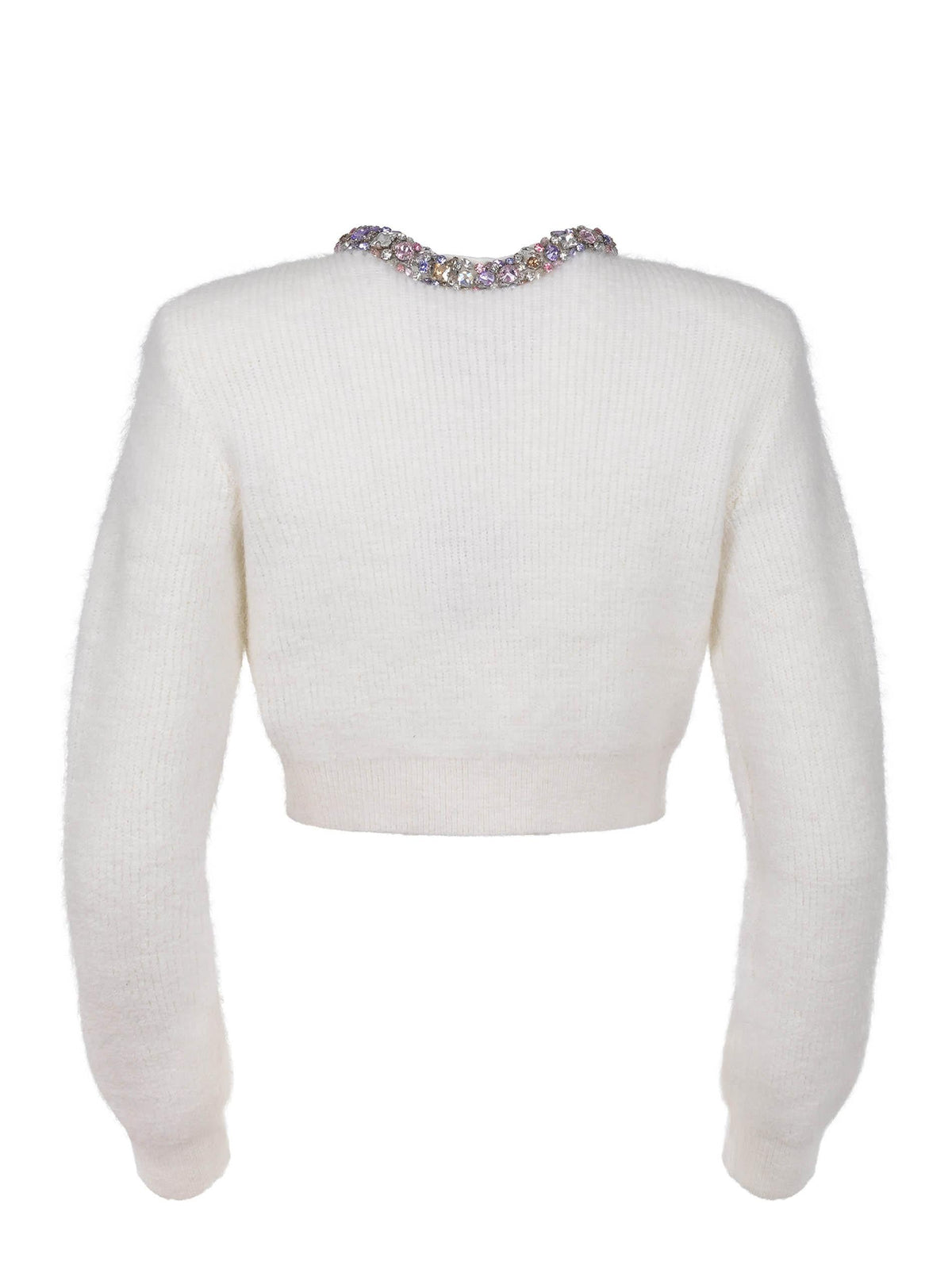 SELF-PORTRAIT Cardigan AW25-135C CREAM Cream