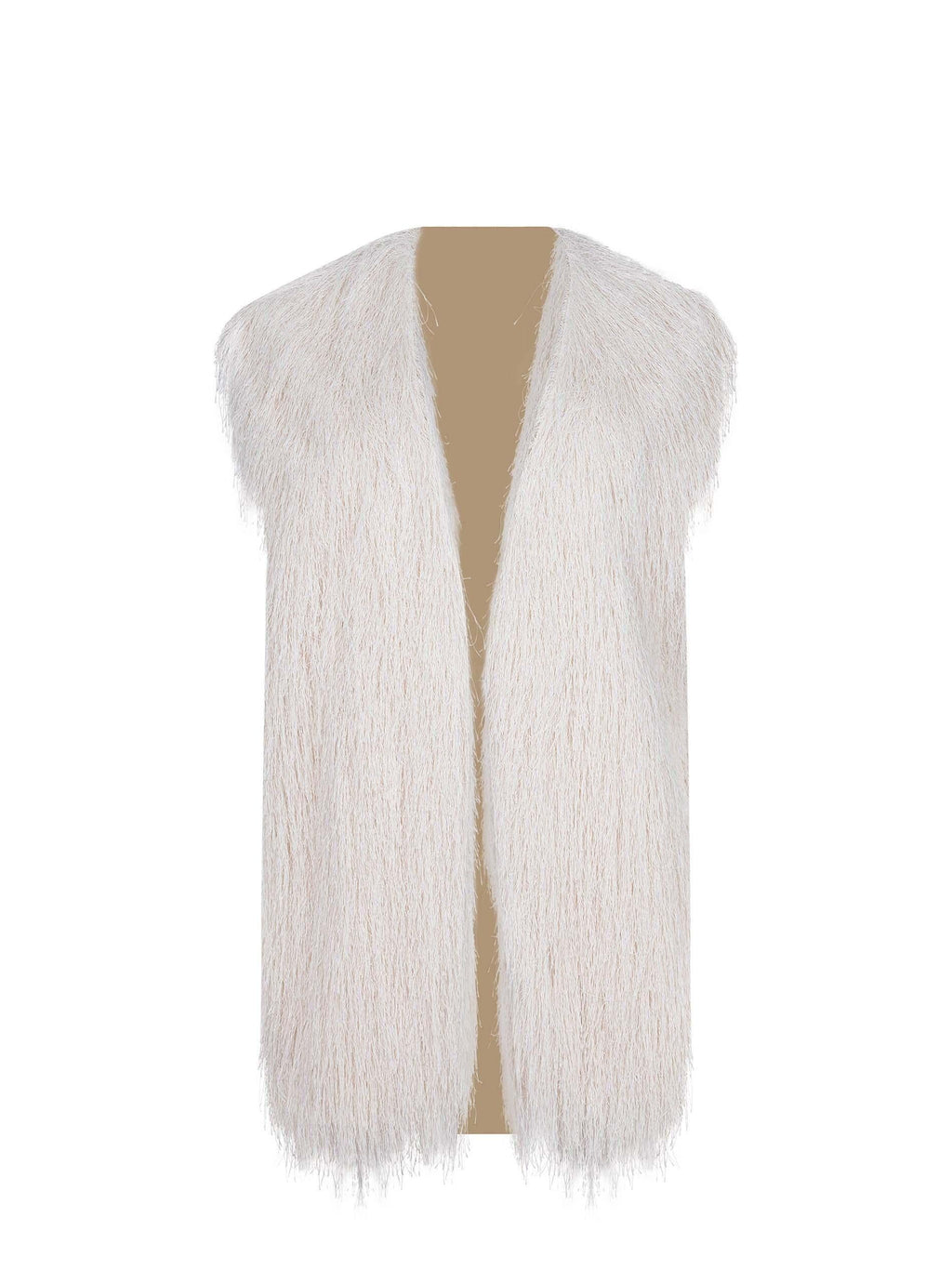 ALYSI Vest 116812 P6058-MERINGA Cream