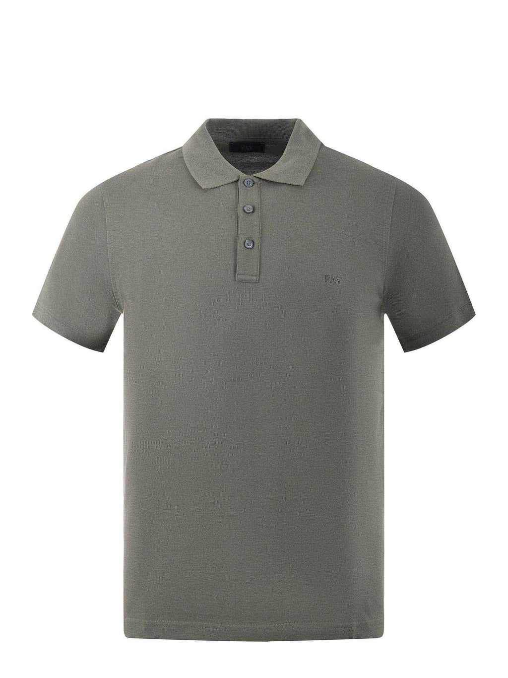 FAY Polo NPMB250144S TDWV201 Military Green