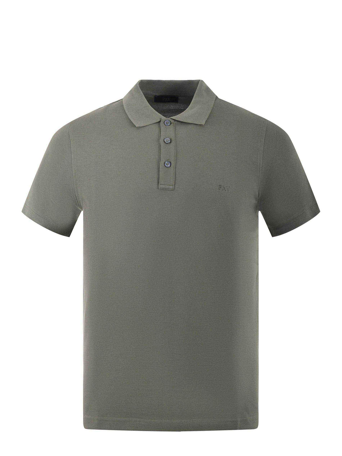 FAY Polo NPMB250144S TDWV201 Military Green