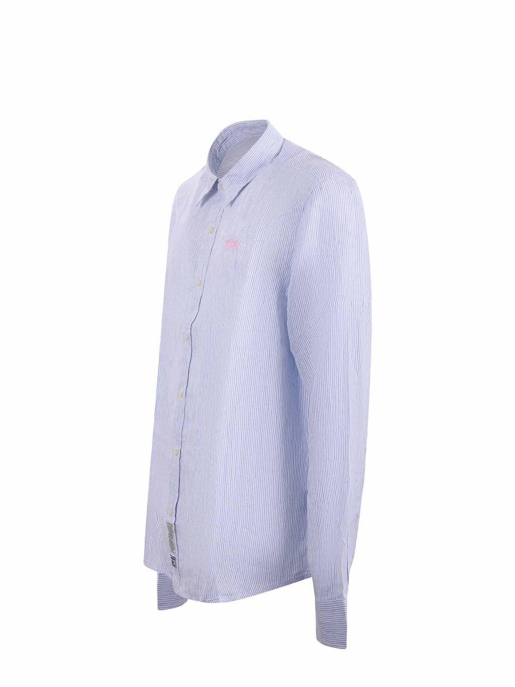 LA MARTINA Shirts MCC013-TL340 S7276 White/Light blue