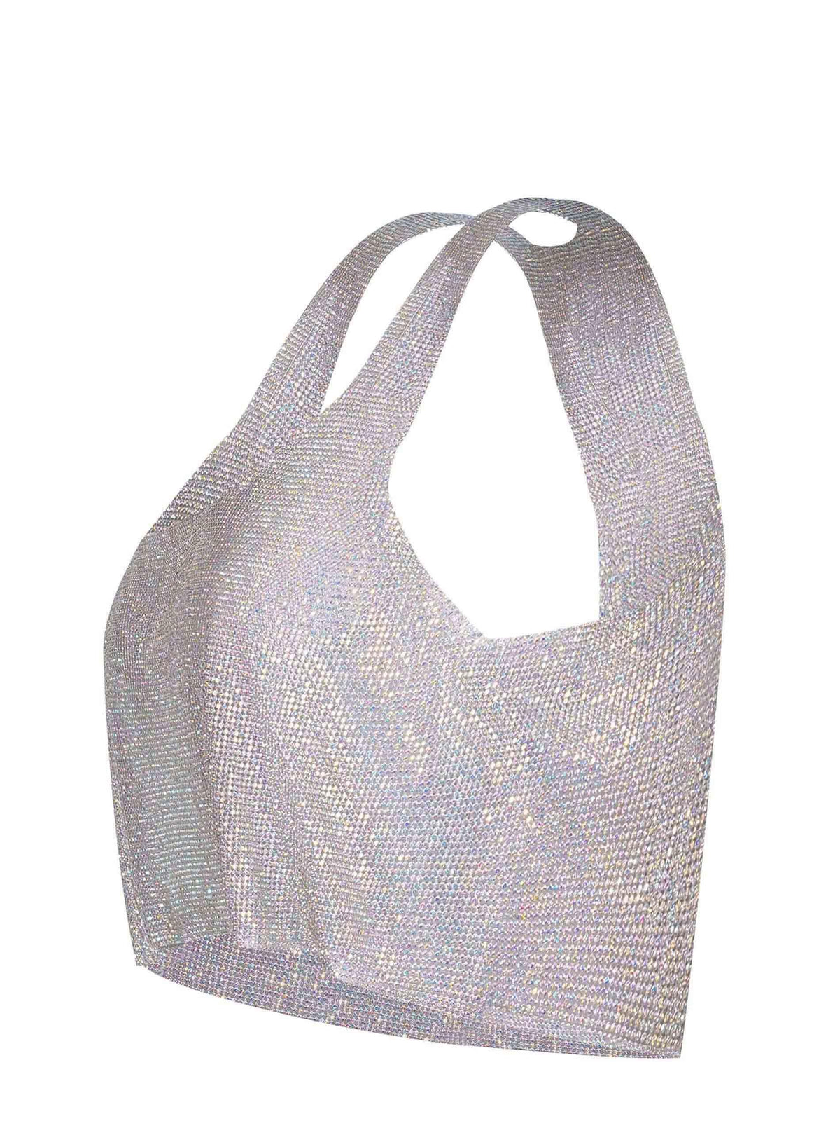 TWENTY FOURHAITCH Top A0092-NEW ATENE CRYSTAL Multicolor