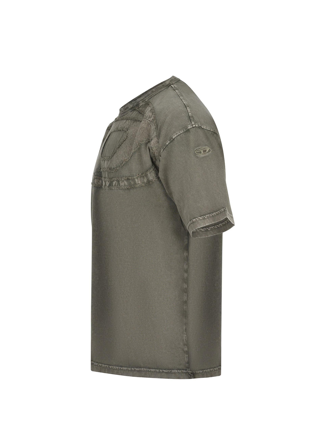 DIESEL T-shirt A19545 0HGBX-5AFA Military Green
