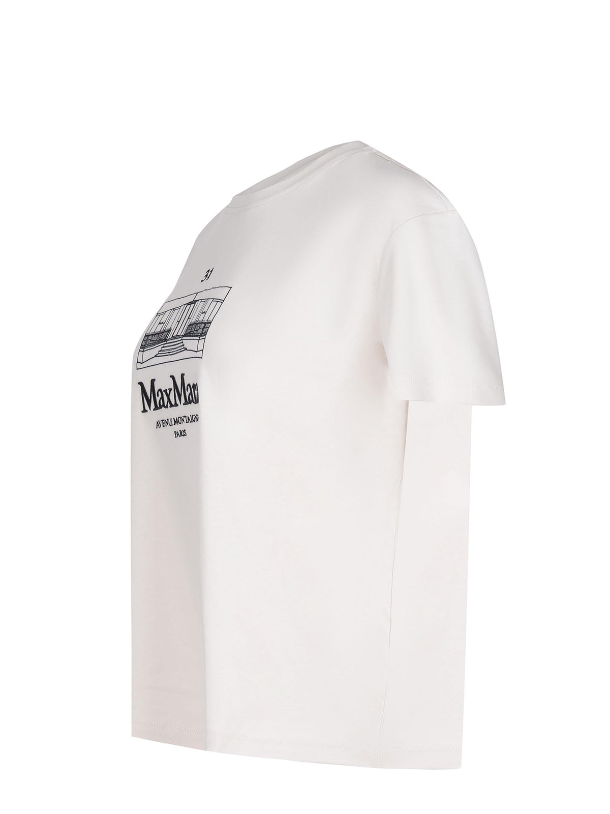 S MAXMARA T-shirt 2619971021600 138-001 Ivory