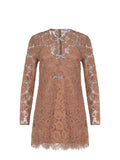 SELF-PORTRAIT Dresses SS25-001SA TAN Biscuit