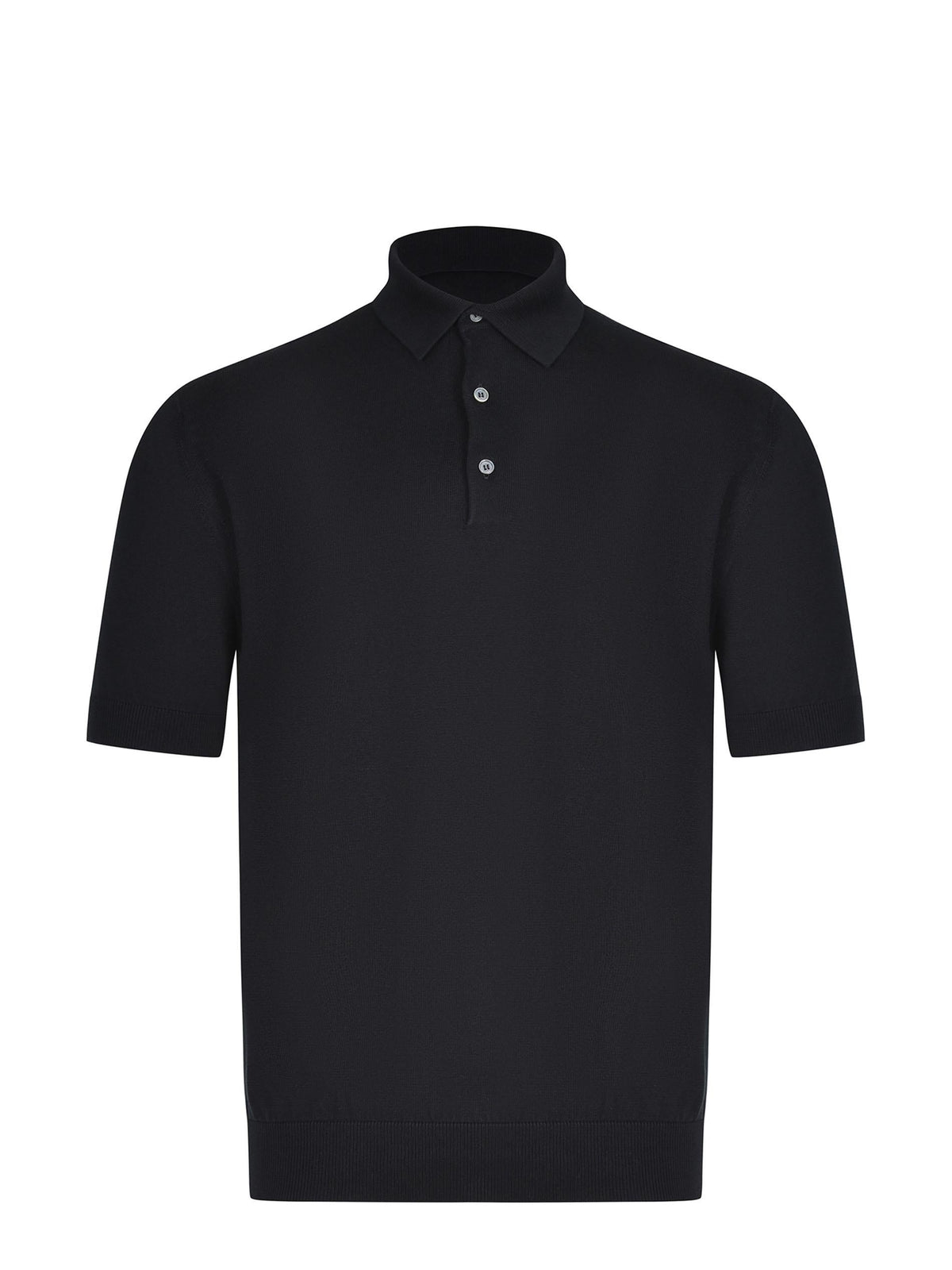 FILIPPO DE LAURENTIS Polo PL1MC SU12R-990 Black
