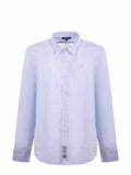 LA MARTINA Shirts MCC013-TL340 S7276 White/Light blue