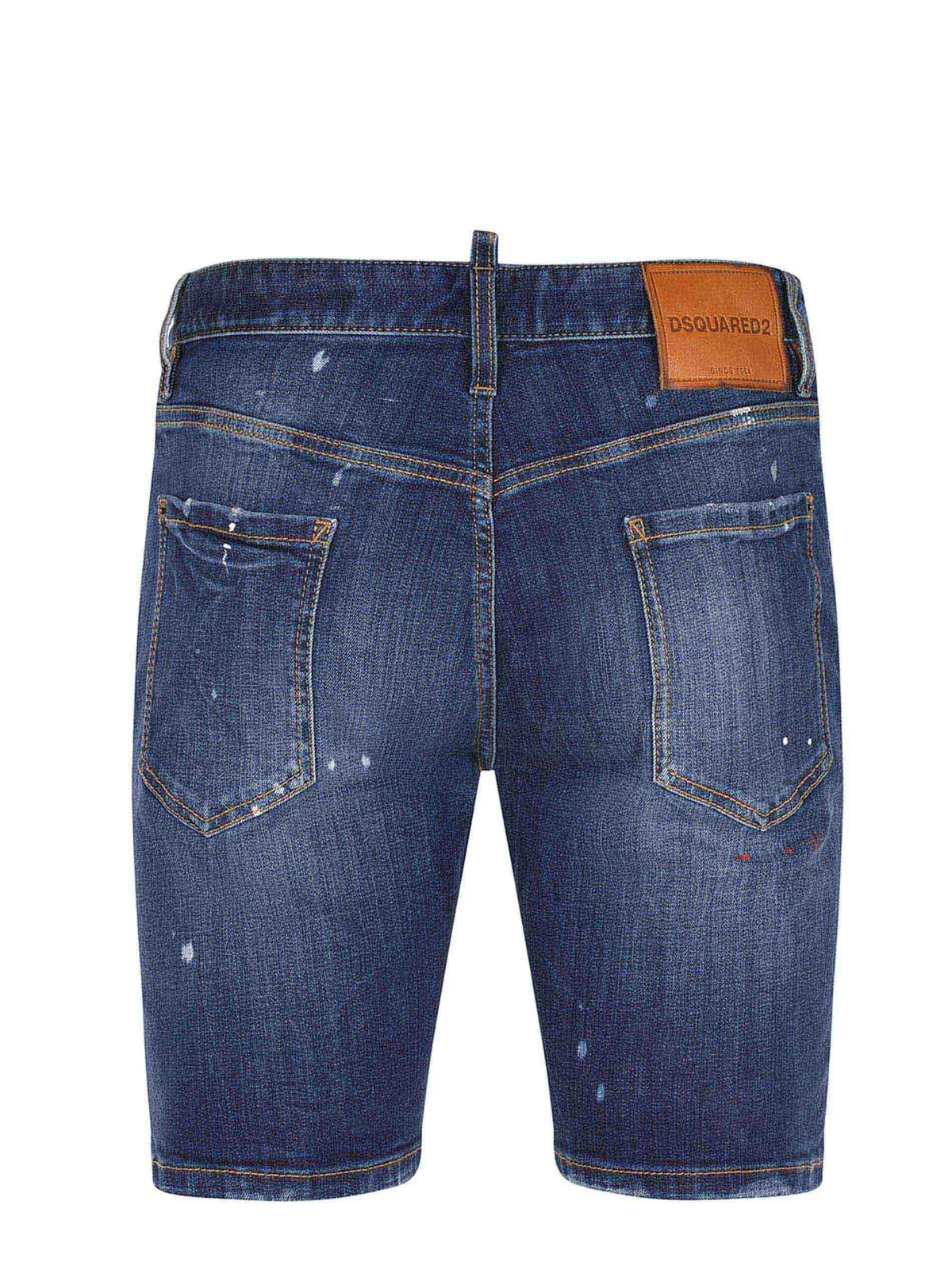 DSQUARED Shorts S74MU0985 S30664-470 Dark blue