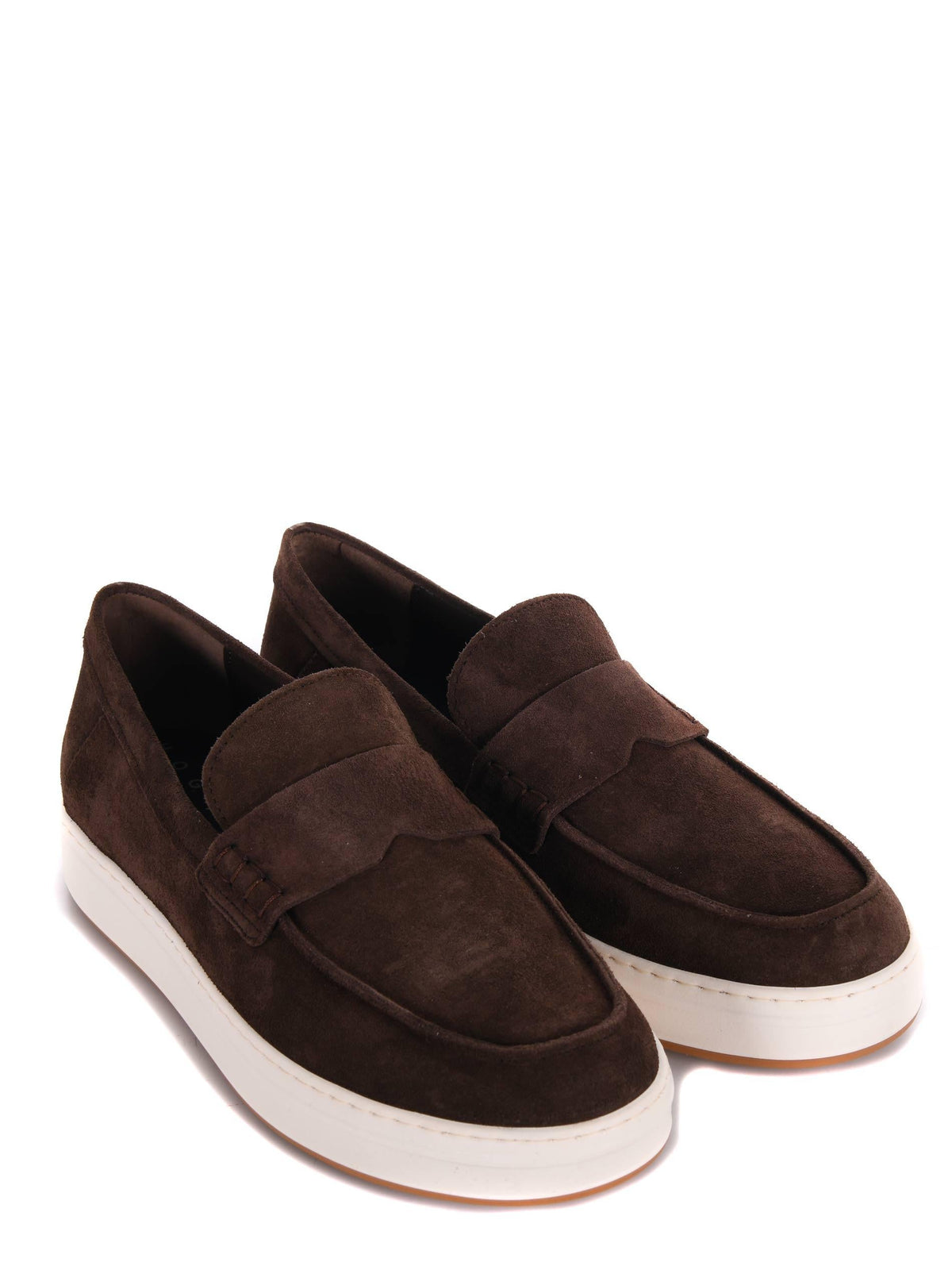 HOGAN Loafers HXM6680GB50 Dark brown