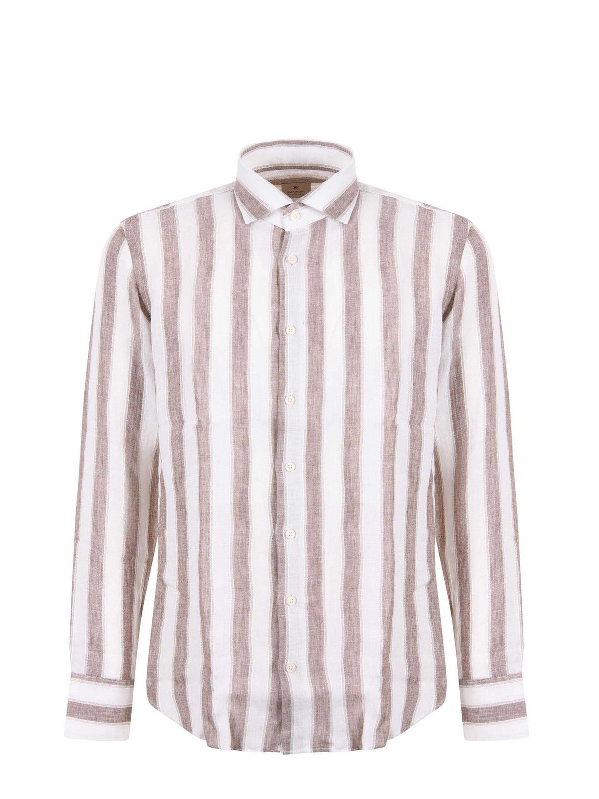 BASTONCINO Shirts B4711 02 White/Tobacco