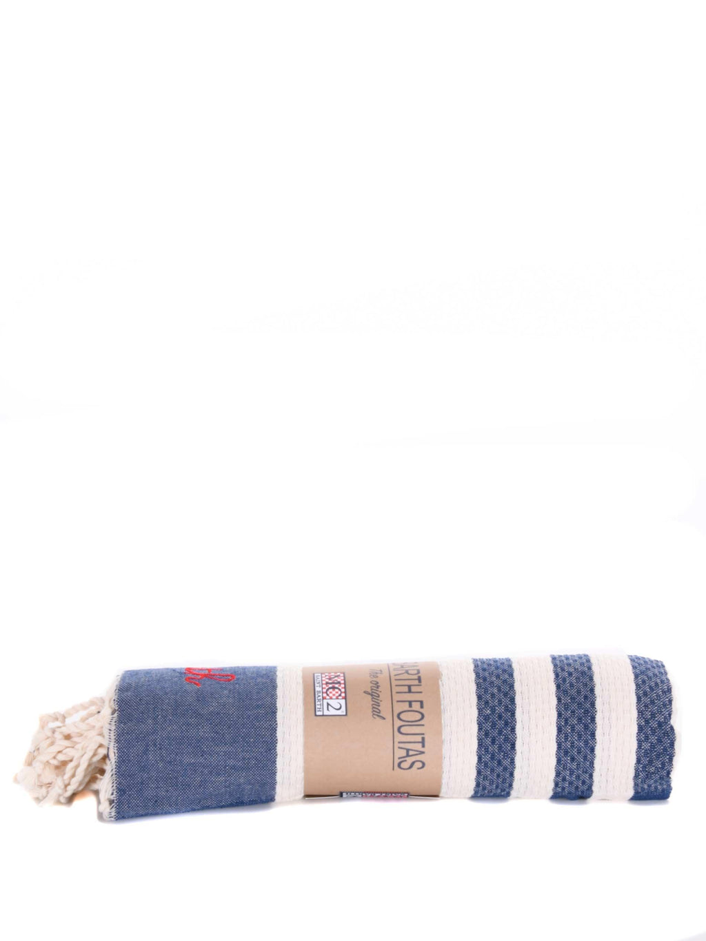 MC2 SAINT BARTH Beach towels FOUT012 02757L Blue/ecru